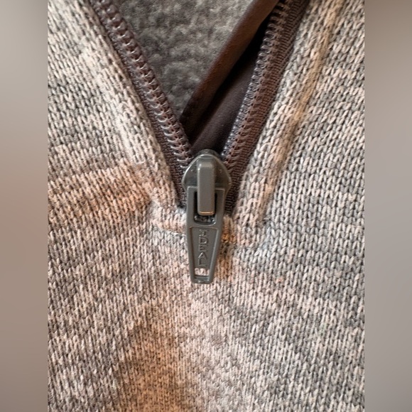 J.Crew Mens Gray Sweater fleece half-zip - Picture 4 of 8